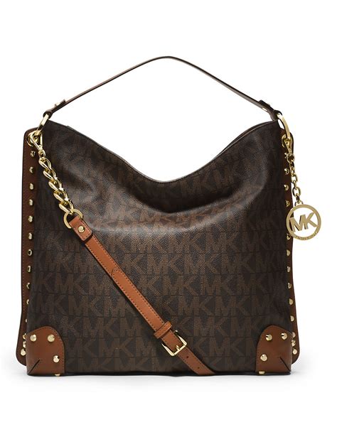 michael kors brown shoulder tote|michael kors crossbody bag brown.